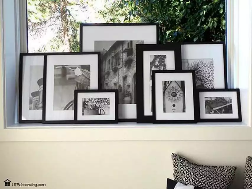 Family Photo Gallery Window Sill