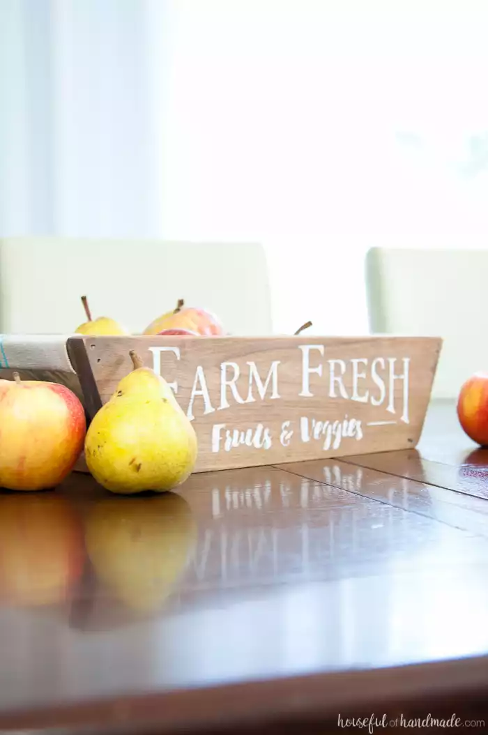 Fall Fruit Basket Display