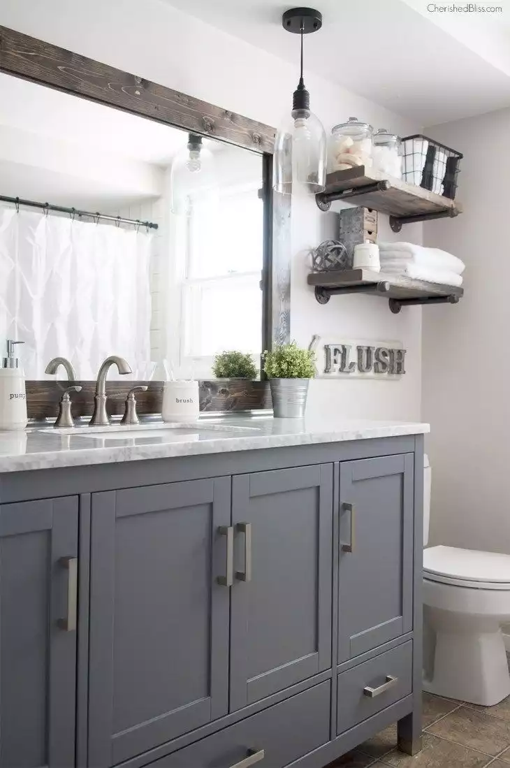 Farmhouse Bathroom Mirror