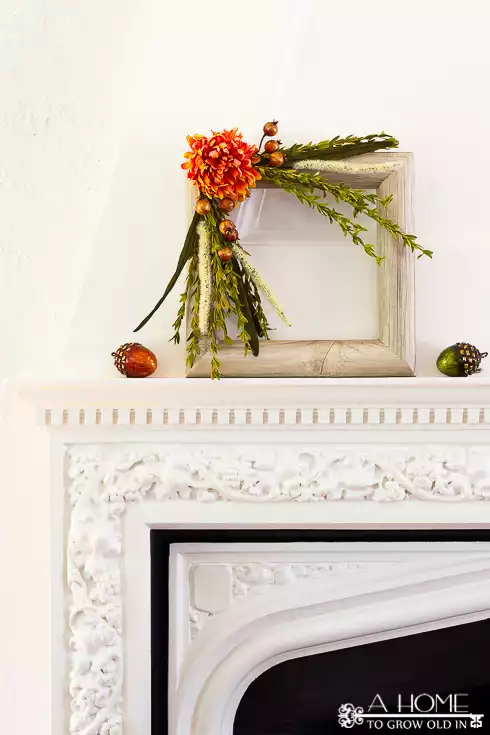 Faux Wood Fall Picture Frame