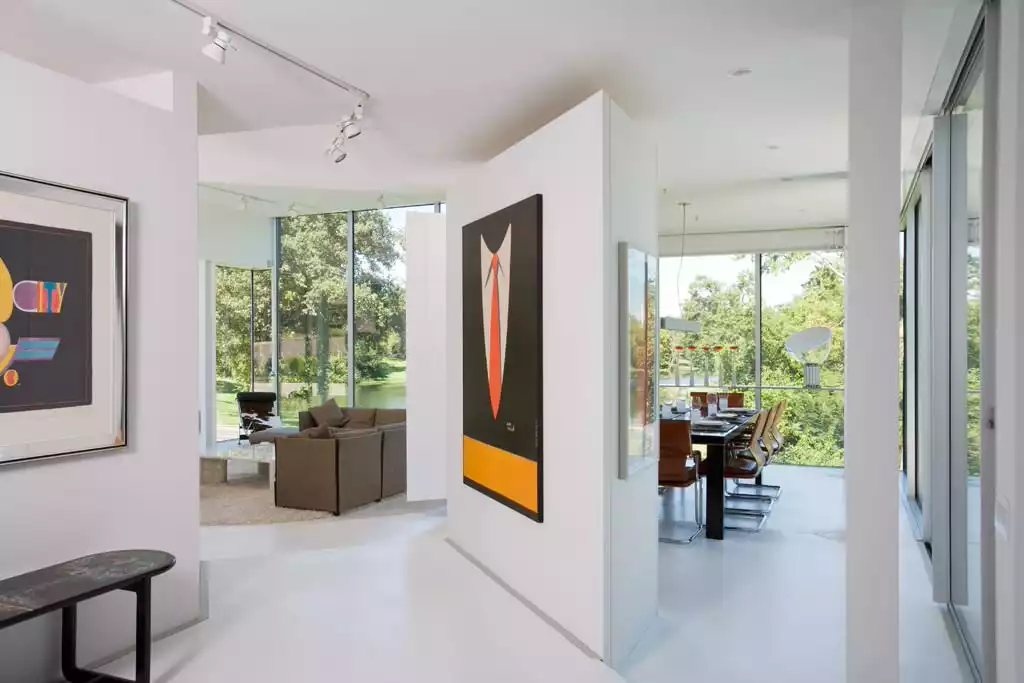 Floor to ceiling windows In the living room 2