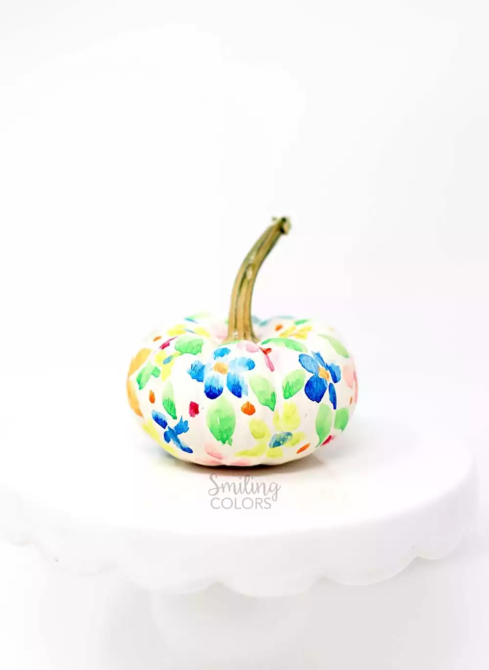 Watercolor Pumpkin Painting