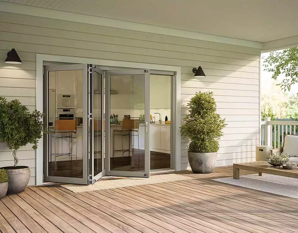 Folding Fiberglass Patio Doors