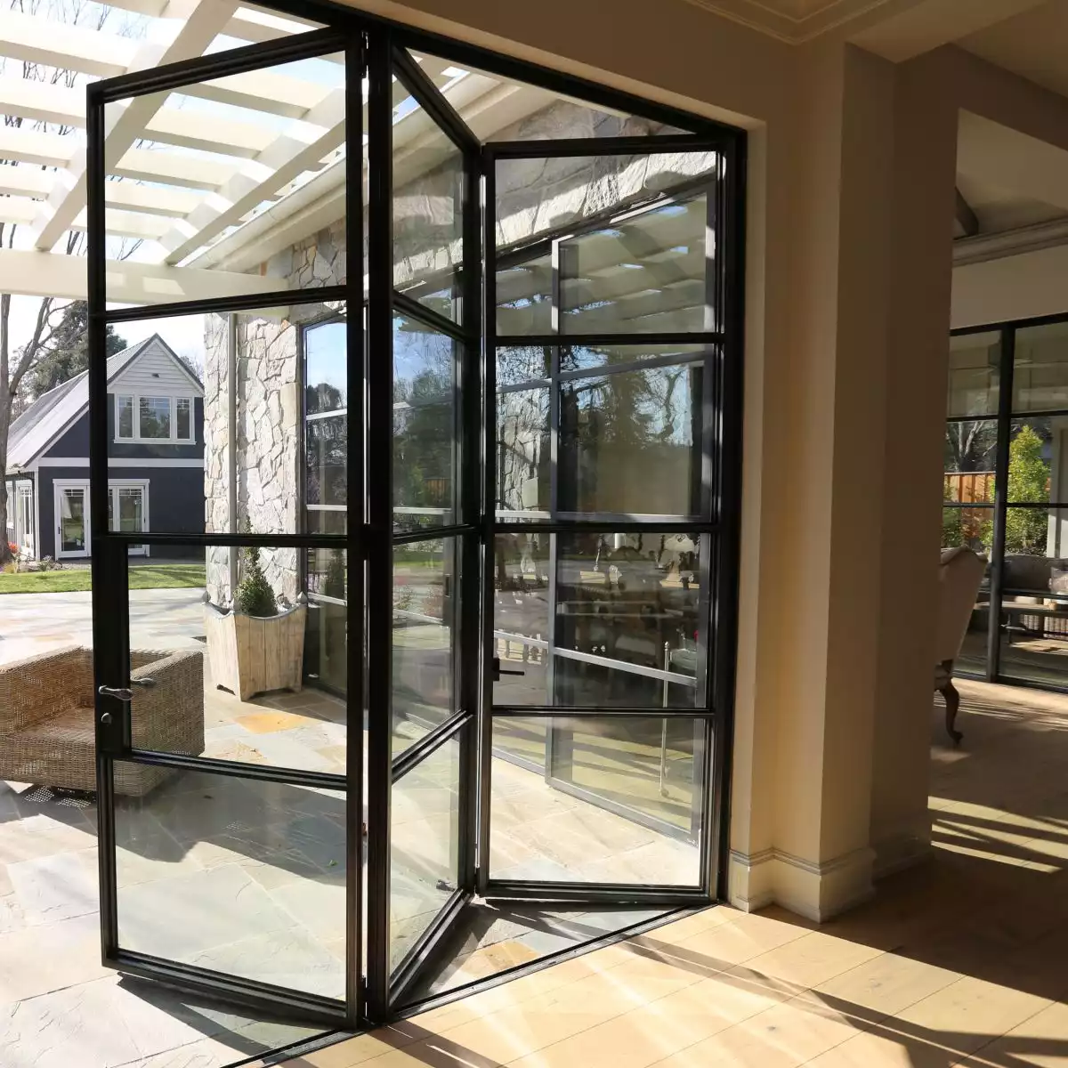 Folding Steel Doors