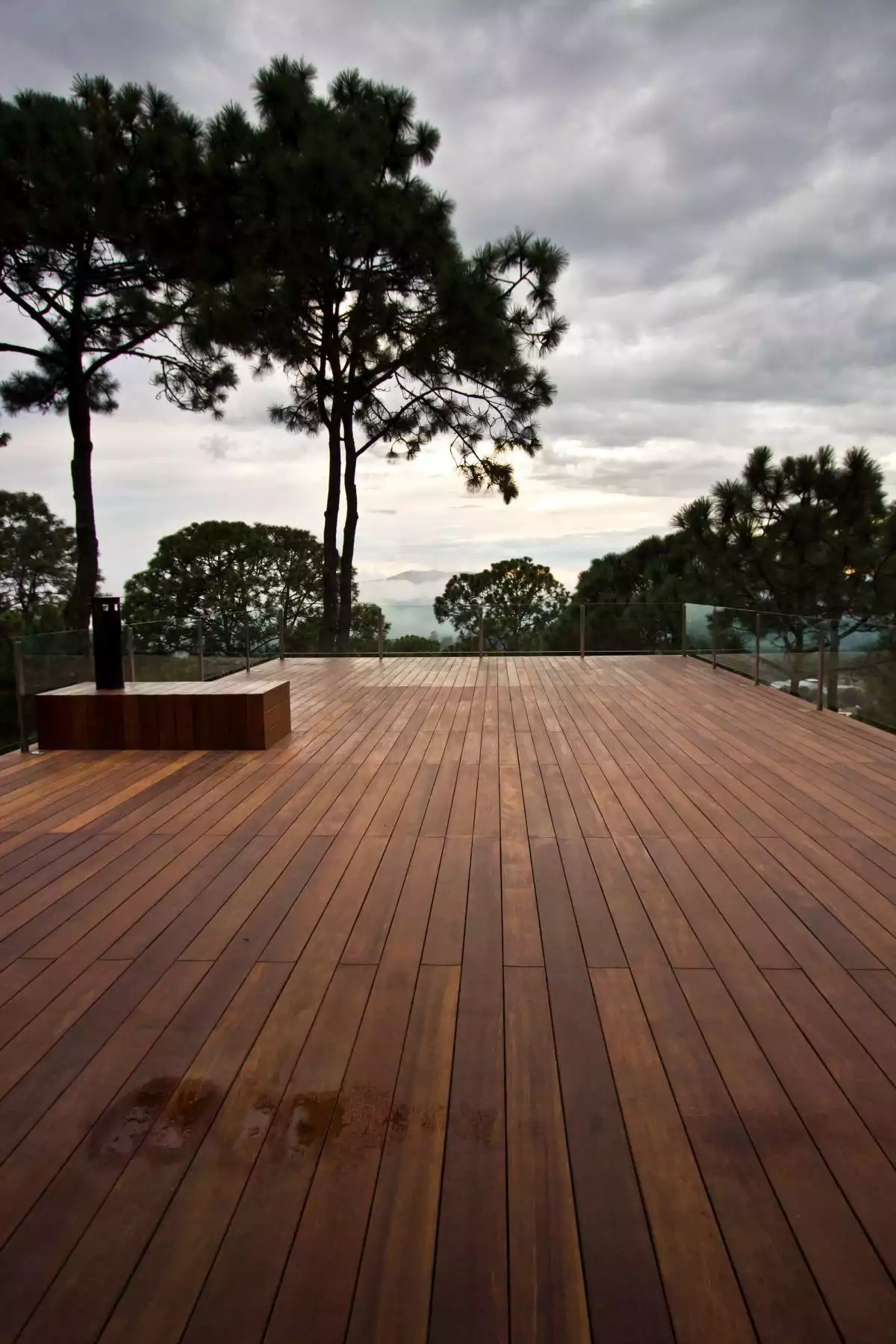 Forest House in Mexic Deck View