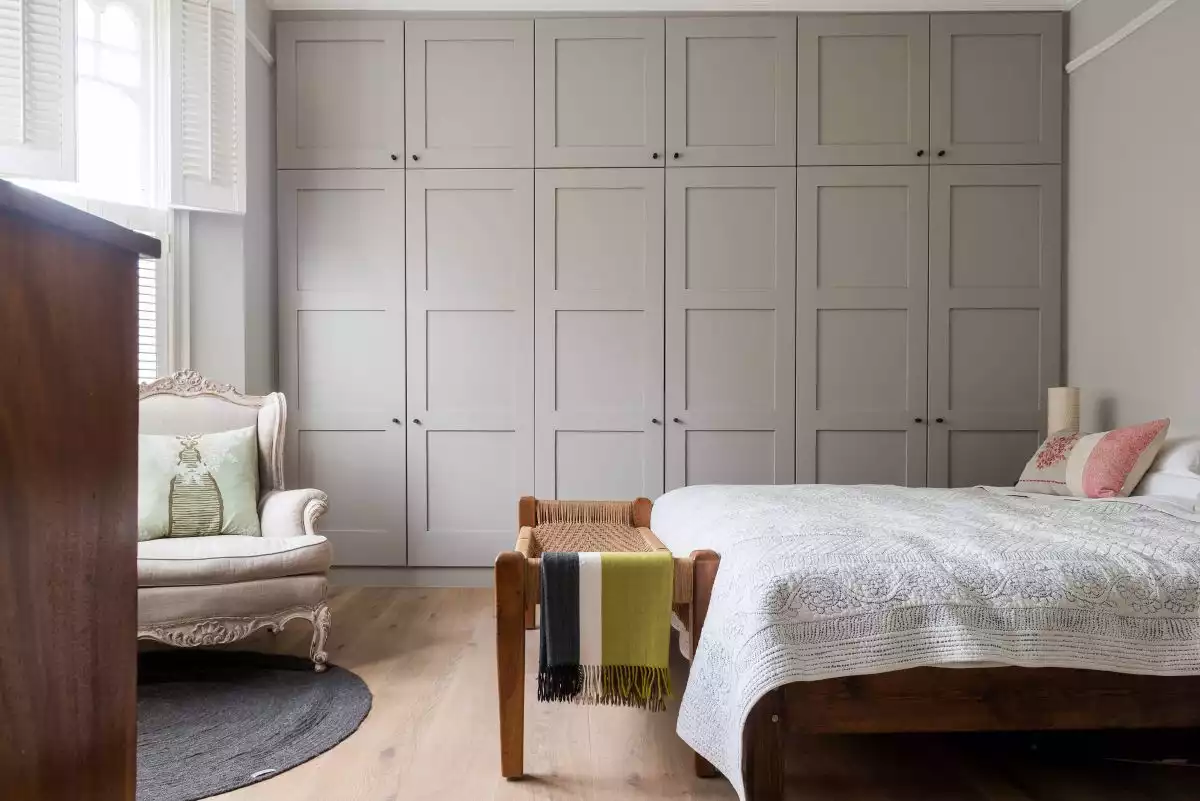 French Door Closet Wall