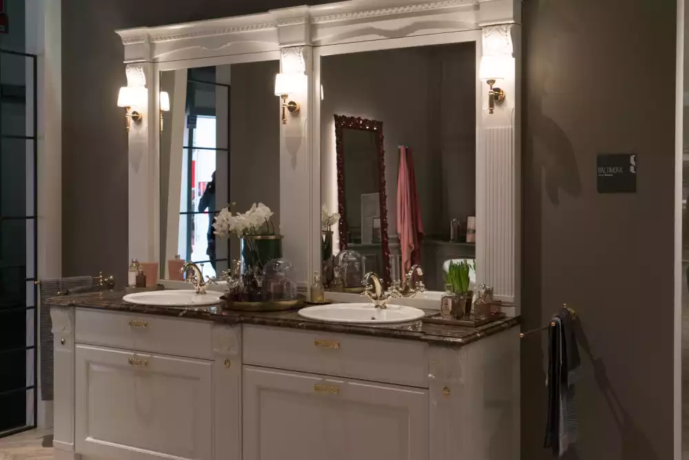 Glamrous bathroom interior design