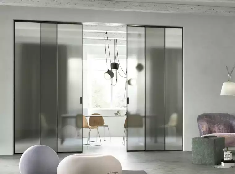 Glass sliding doors