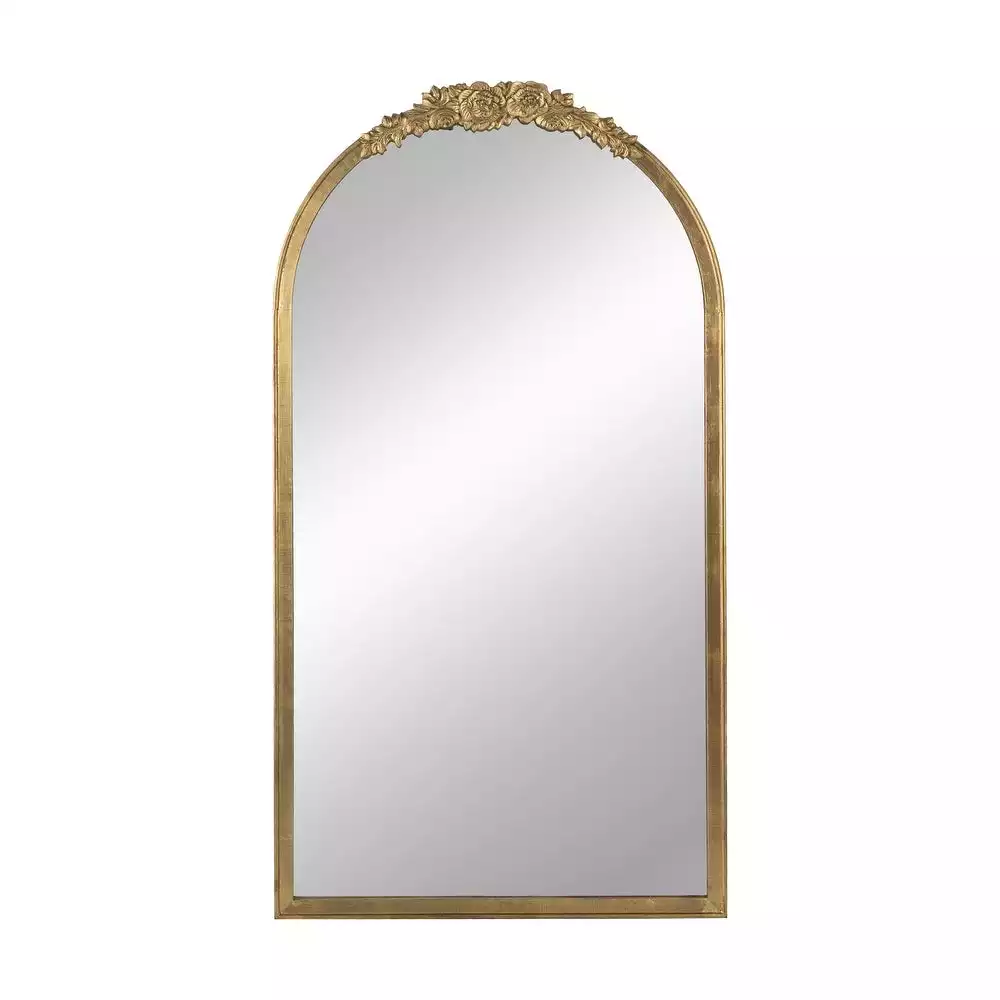 Gold Floral Top Arch Frame