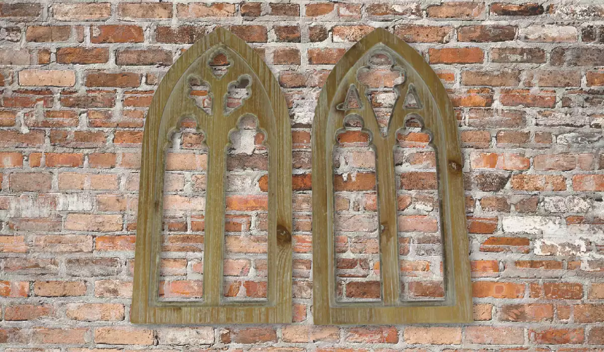 Gothic Window Wall Decor