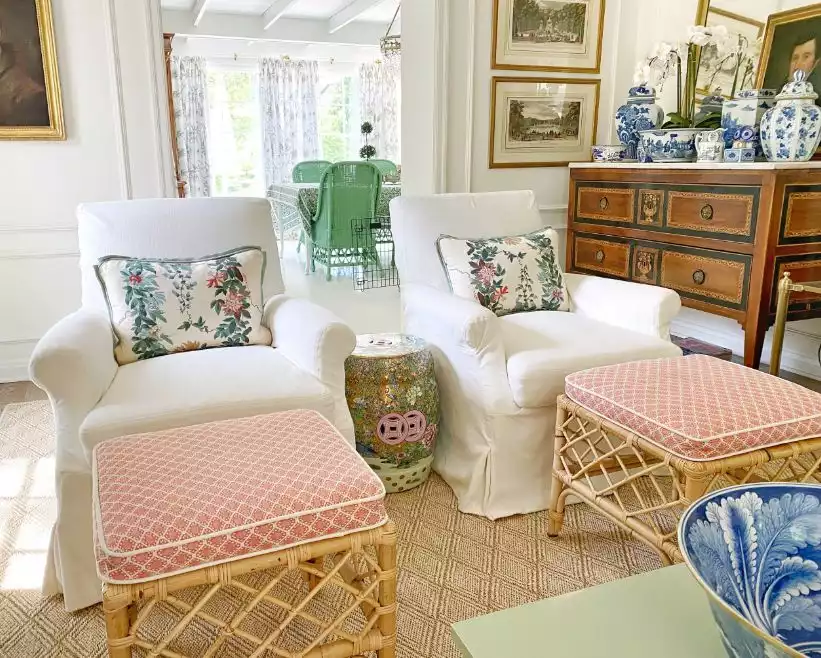 Grandmillennial Living Room
