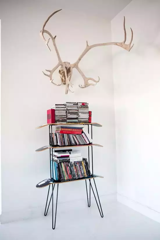 Hairpin legs and skateboards shelves