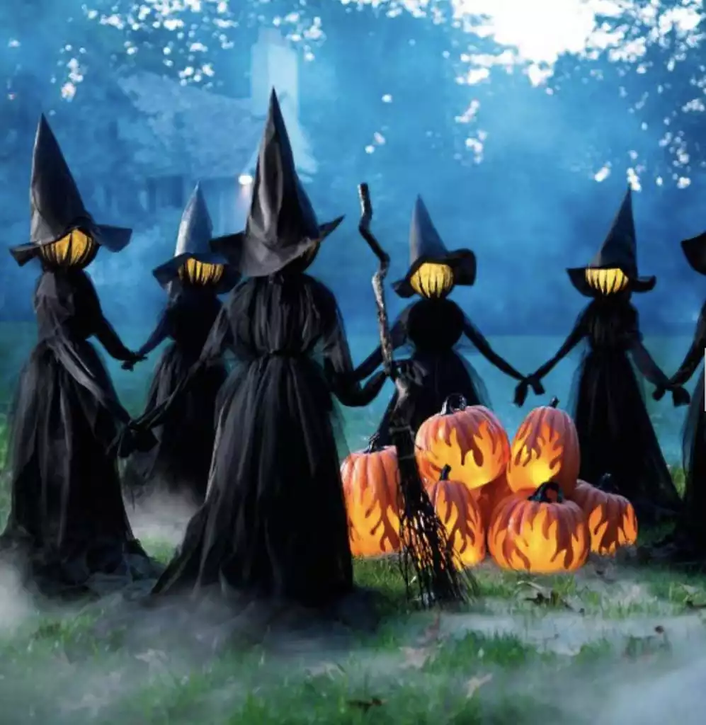 Spooky Outdoor Witches