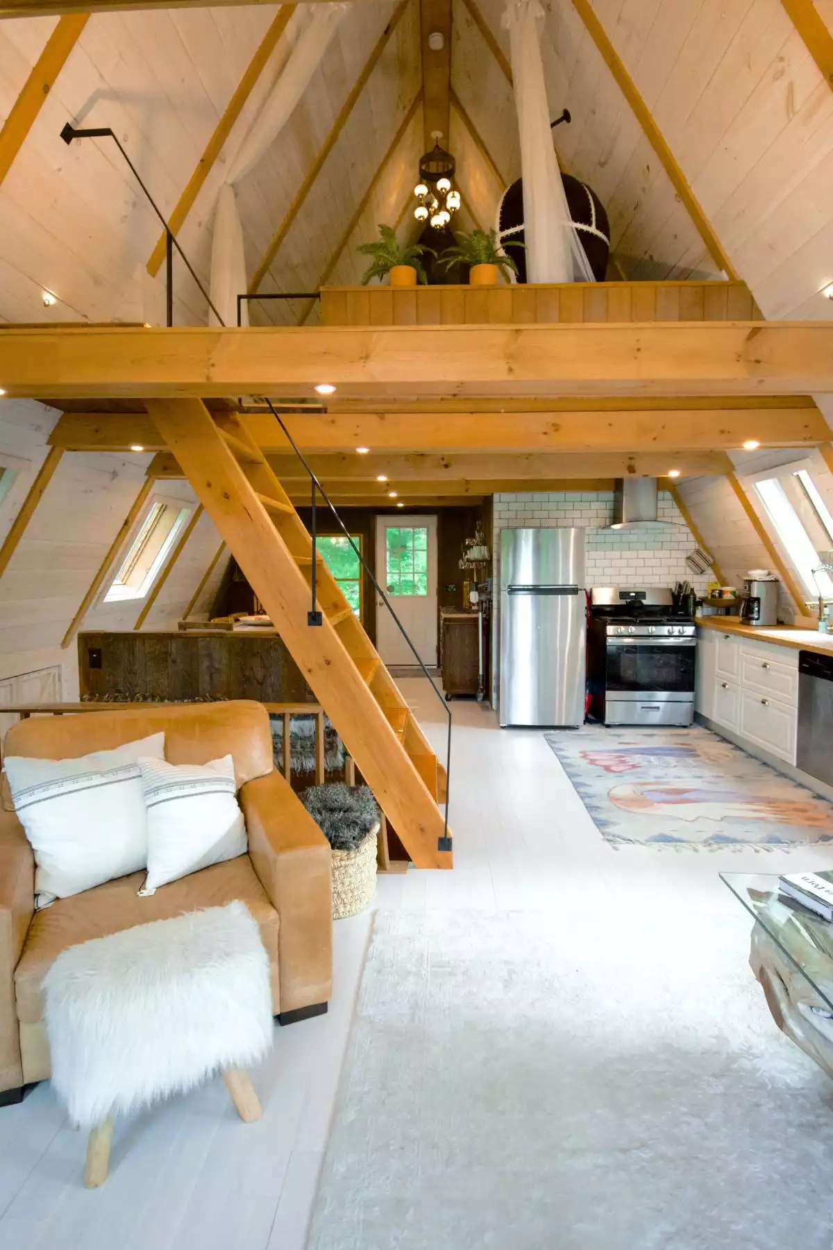 Hang Curtains for Privacy in the Loft