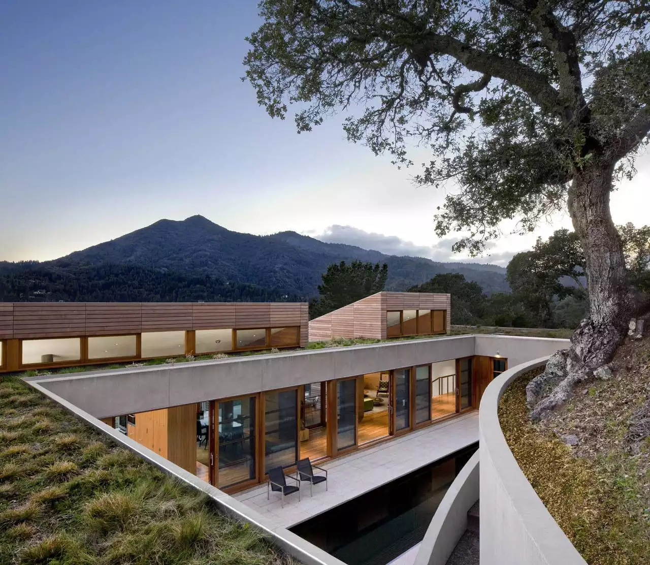 House with spectacular Roof