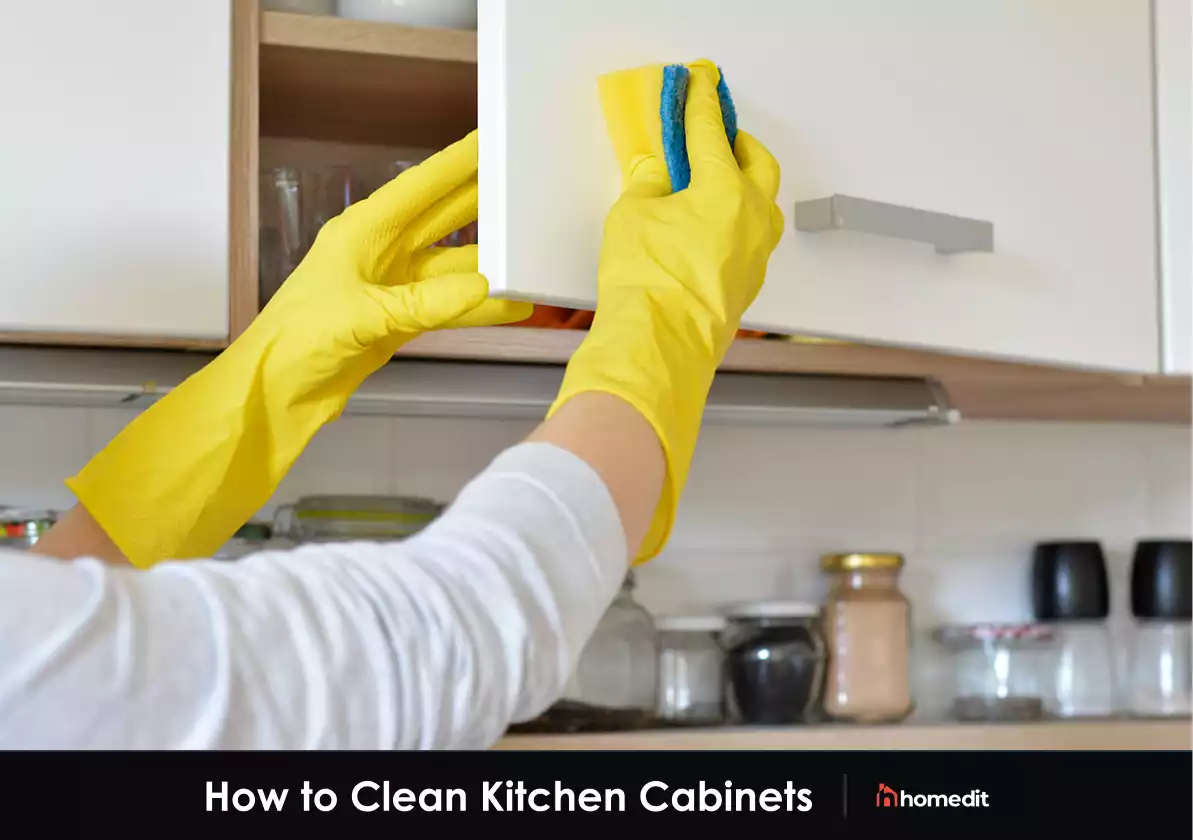 How to Clean Kitchen Cabinets without Removing the Finish