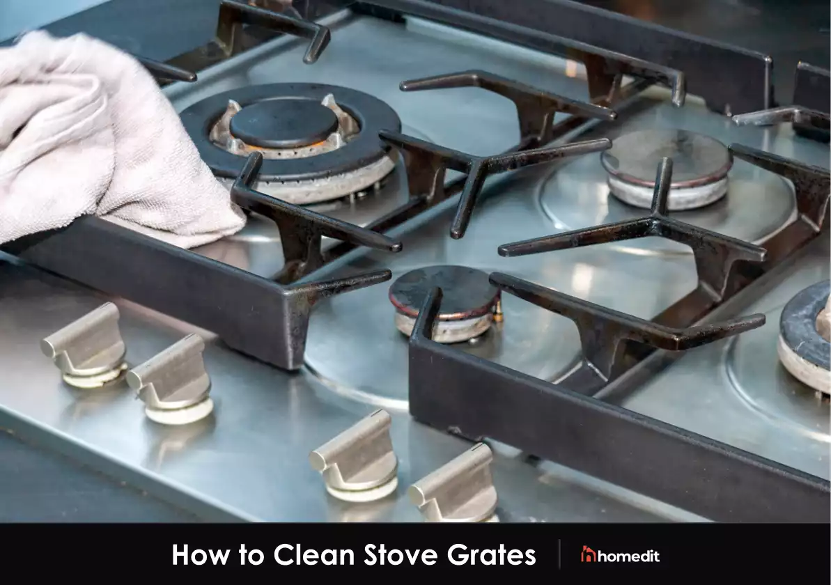 How to Clean Stove Grates and Get Rid of Cooked-On Grease