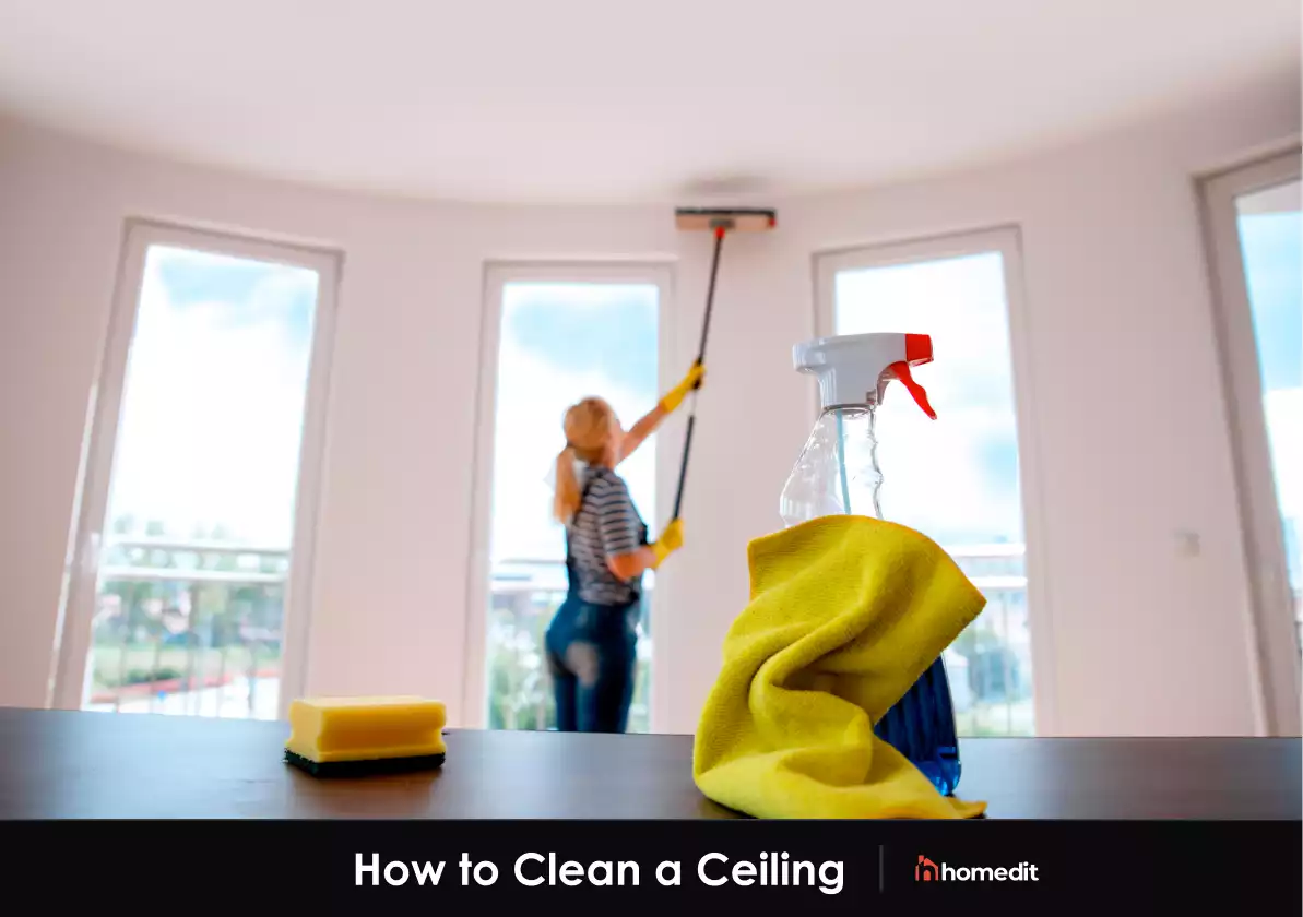 How to Clean a Flat Ceiling