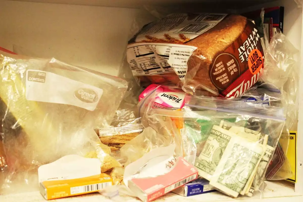 How to Declutter Kitchen decluttering is the amassing of plastic storage bags and snacks