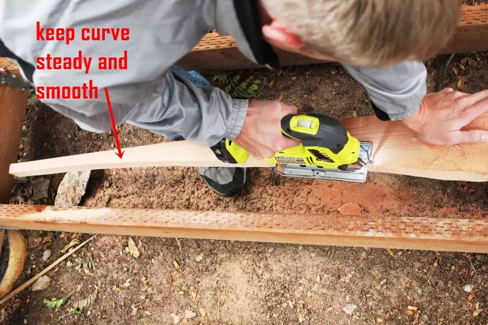 How to Install a Curved Deck Floor 13