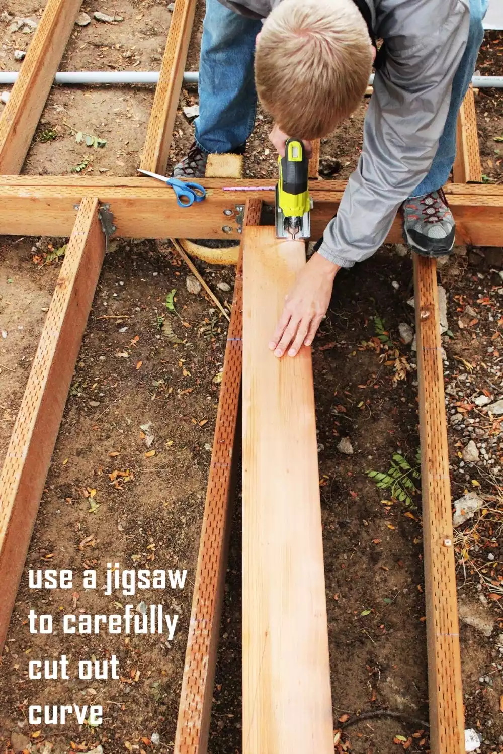 How to Install a Curved Deck Floor 11