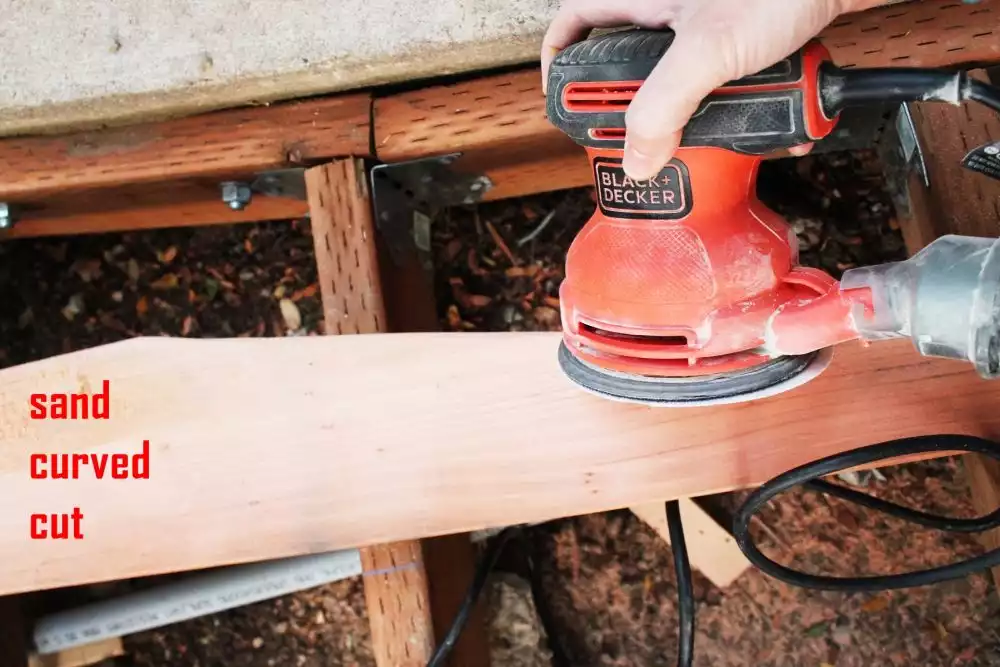 How to Install a Curved Deck Floor 15