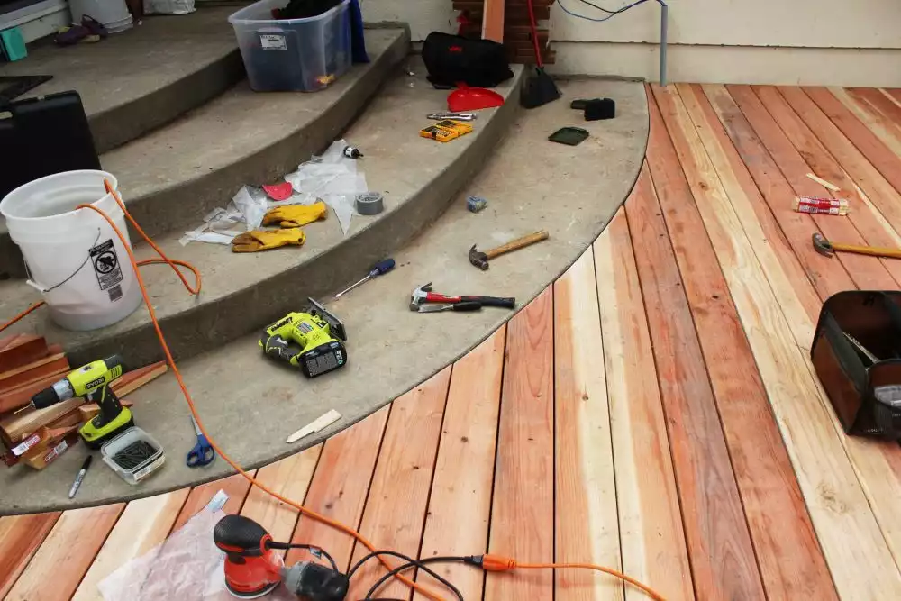 How to Install a Curved Deck Floor 39