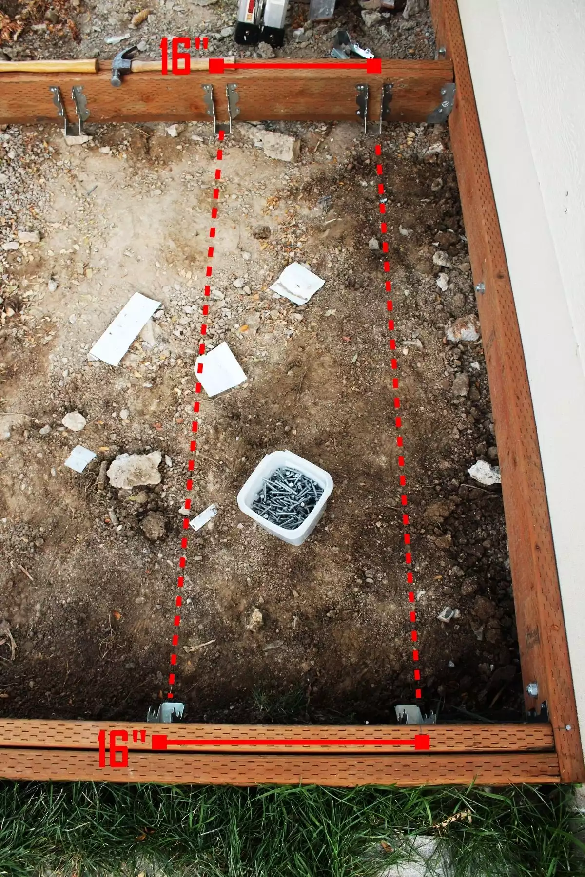 How to Install Deck Joists 14