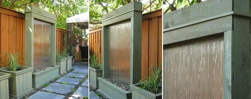 How to build a water wall for garden