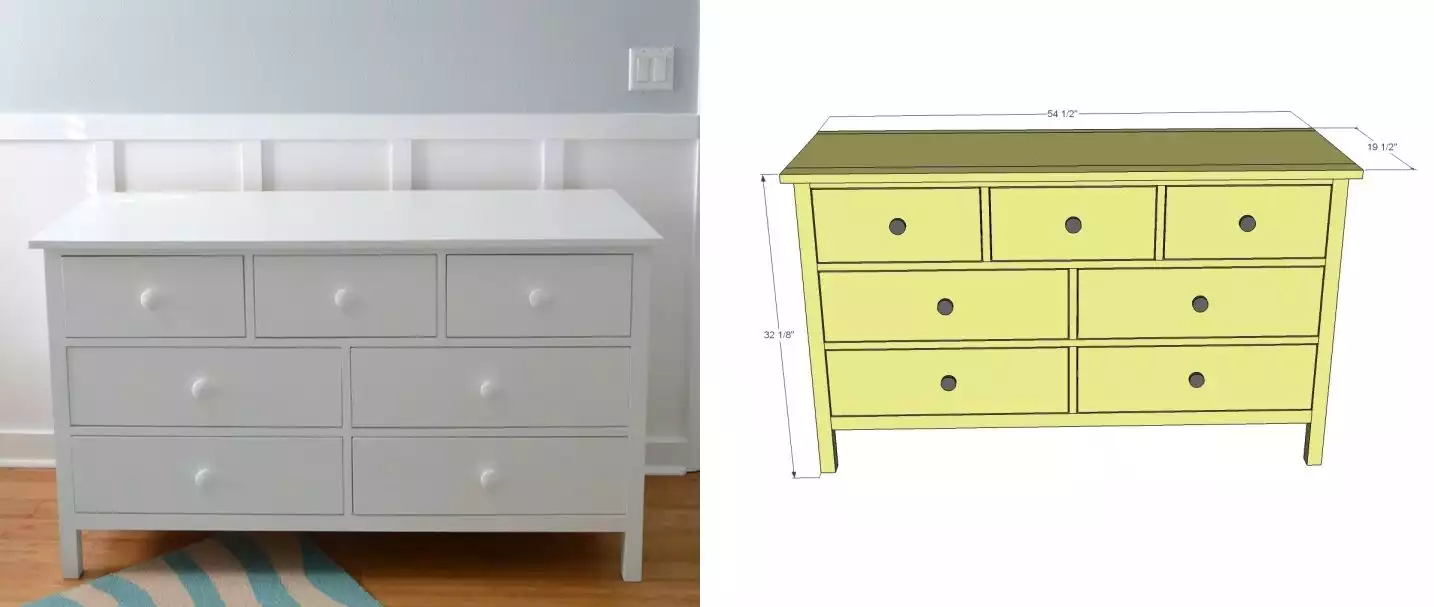  Modern and compact dresser design 