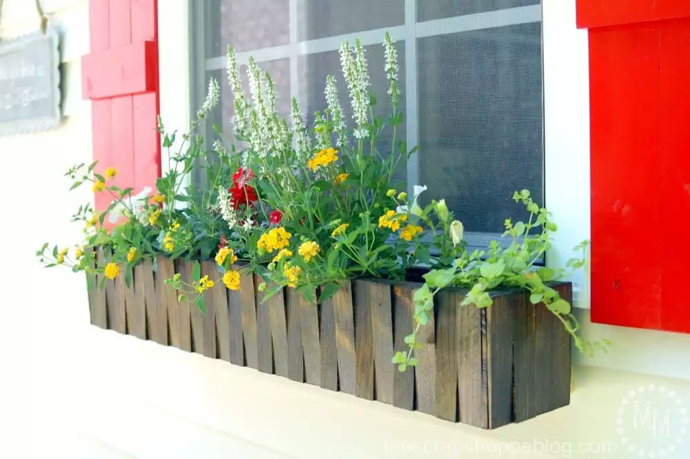 How to make a modern window planter