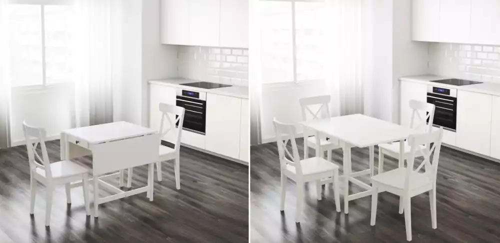 The Space Saving Drop Leaf Table Designs Our Homes Dream Of