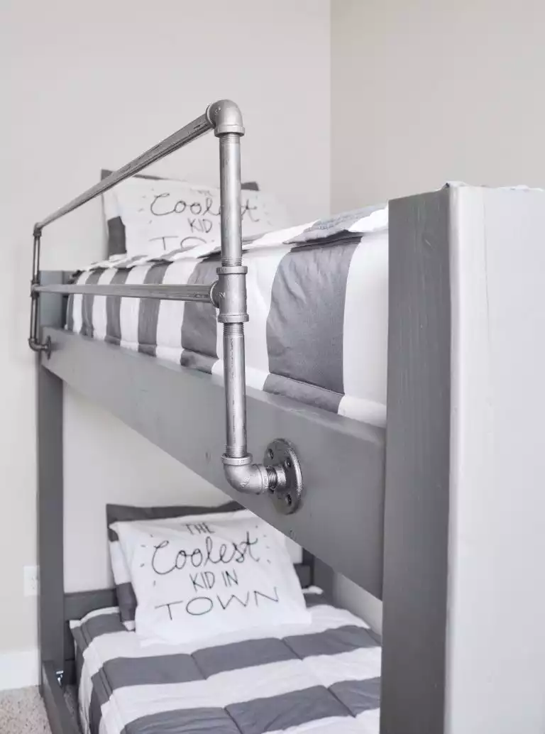 Industrial Style DIY Bunk Beds