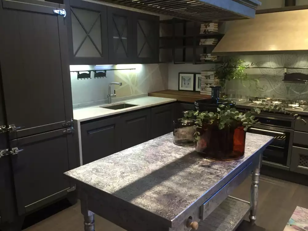 Industrial style kitchen decor