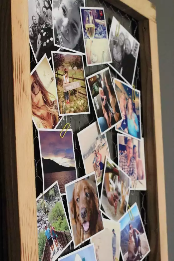 Instagram frame with wire