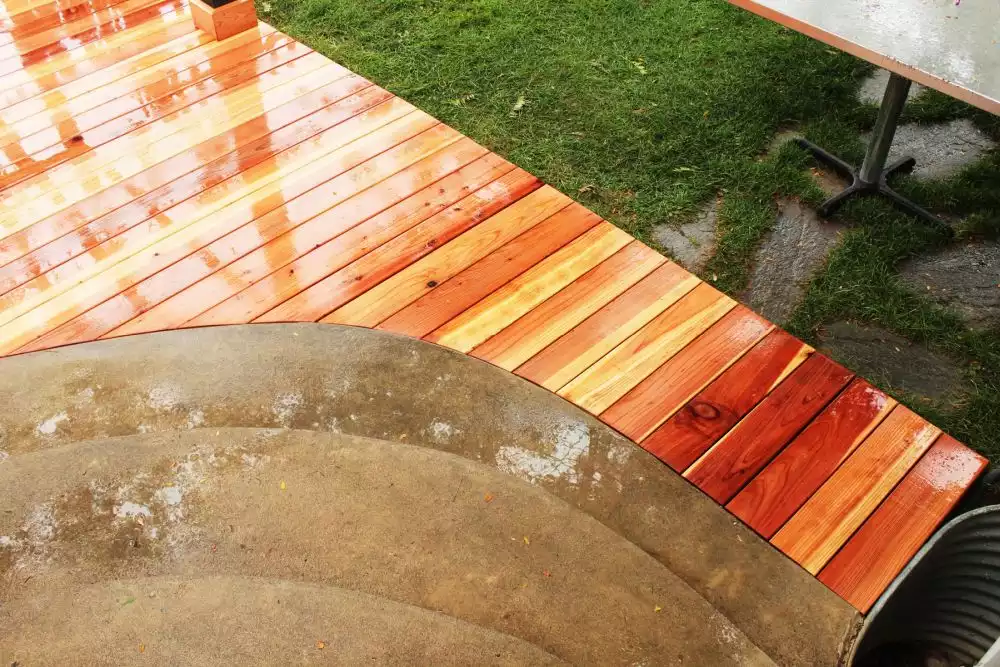 How to Install a Curved Deck Floor 40