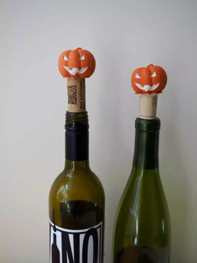 Jack O’Lantern Wine Stopper DIY Project for Halloween