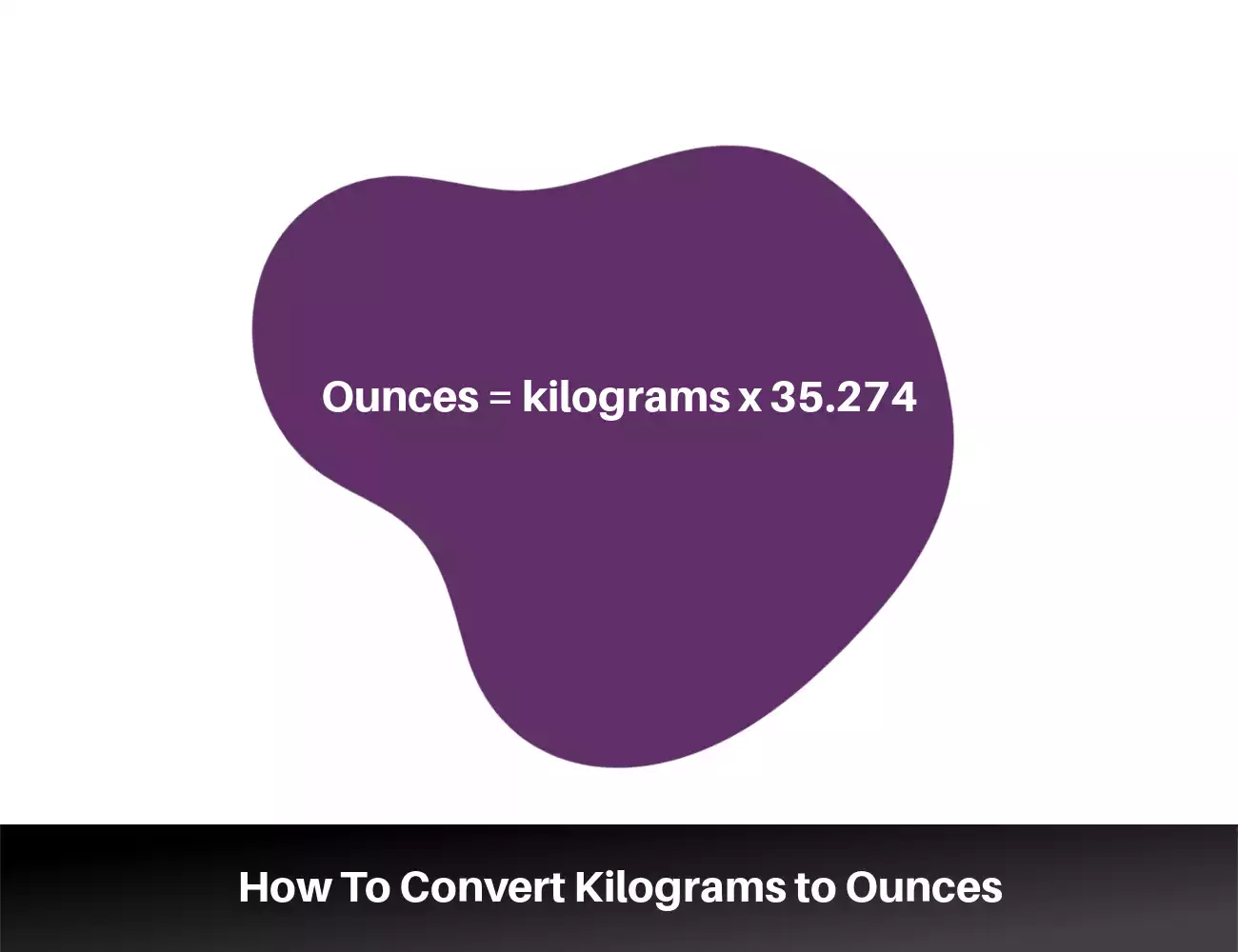 How To Convert Kilograms to Ounces – kg to oz