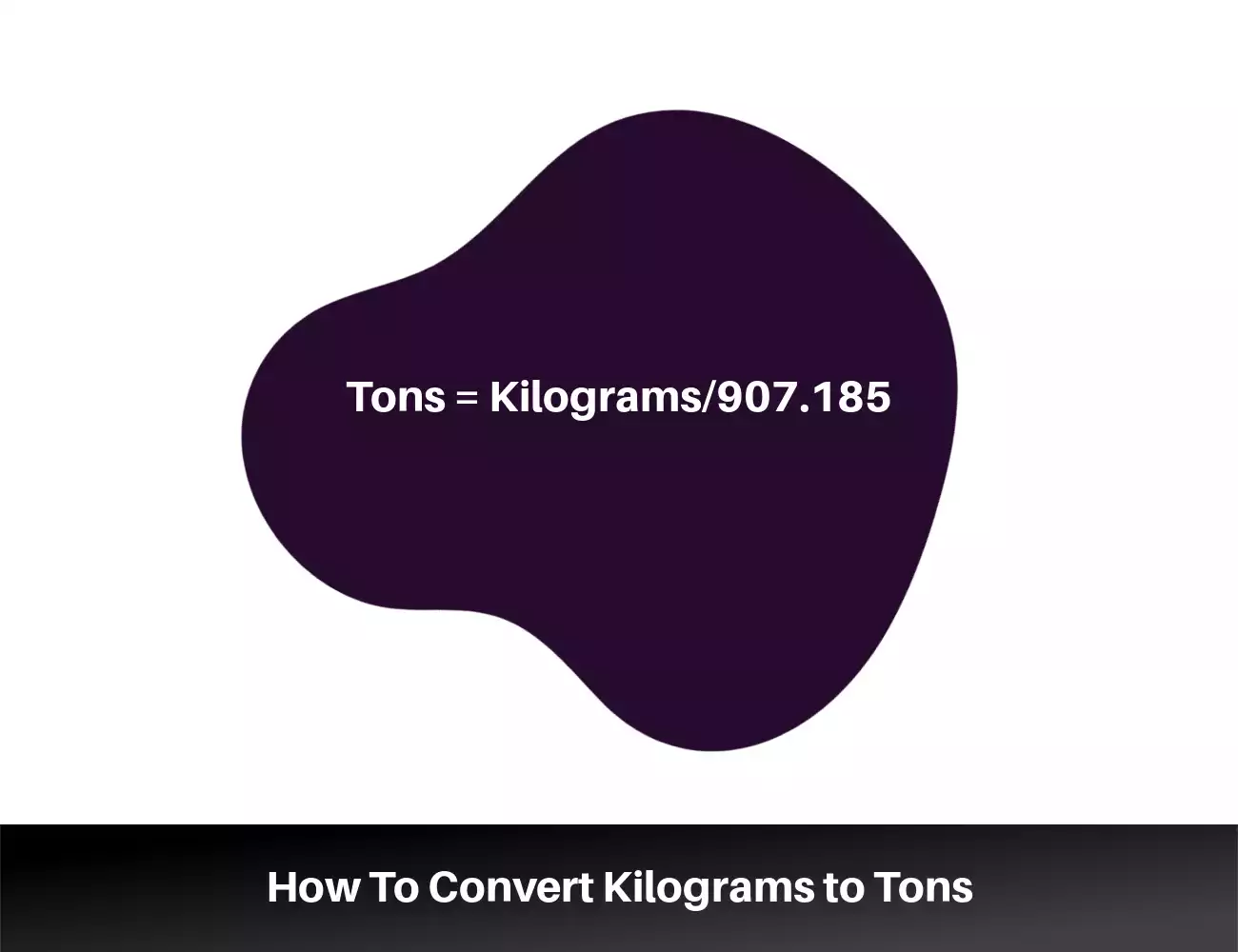 How To Convert Kilograms to Tons – kg to t