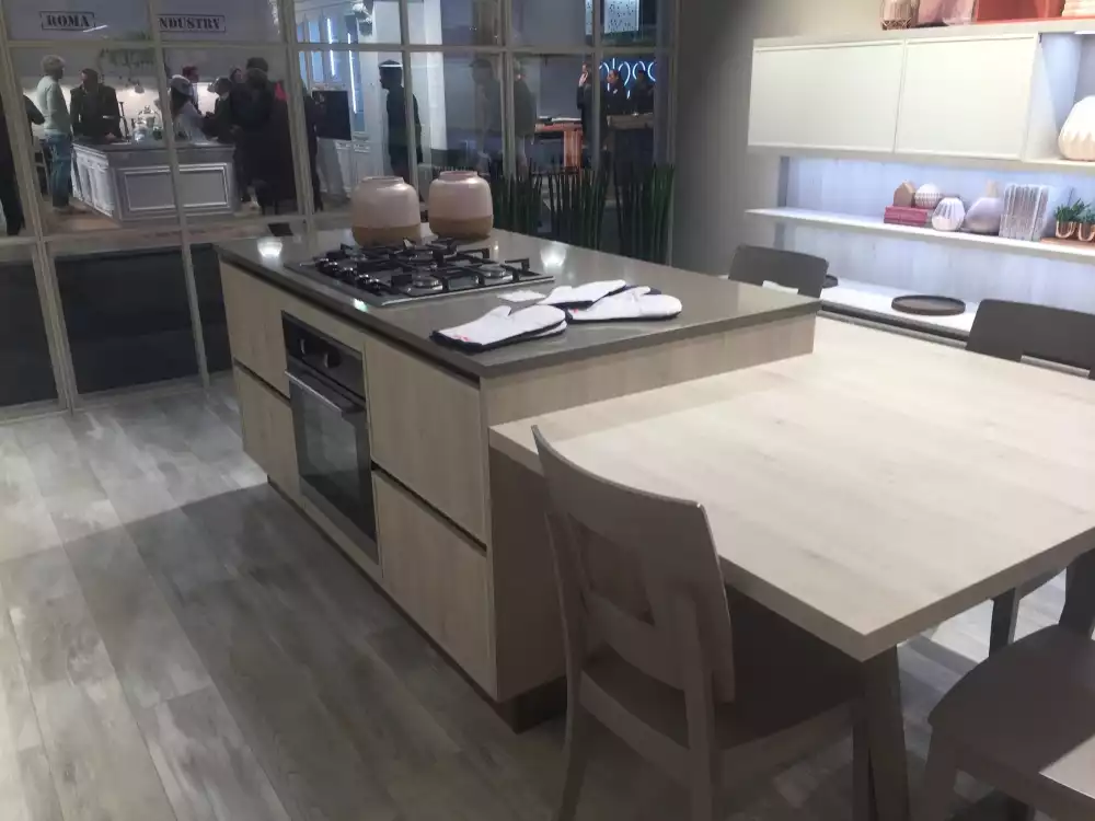 Kitchen island with seating