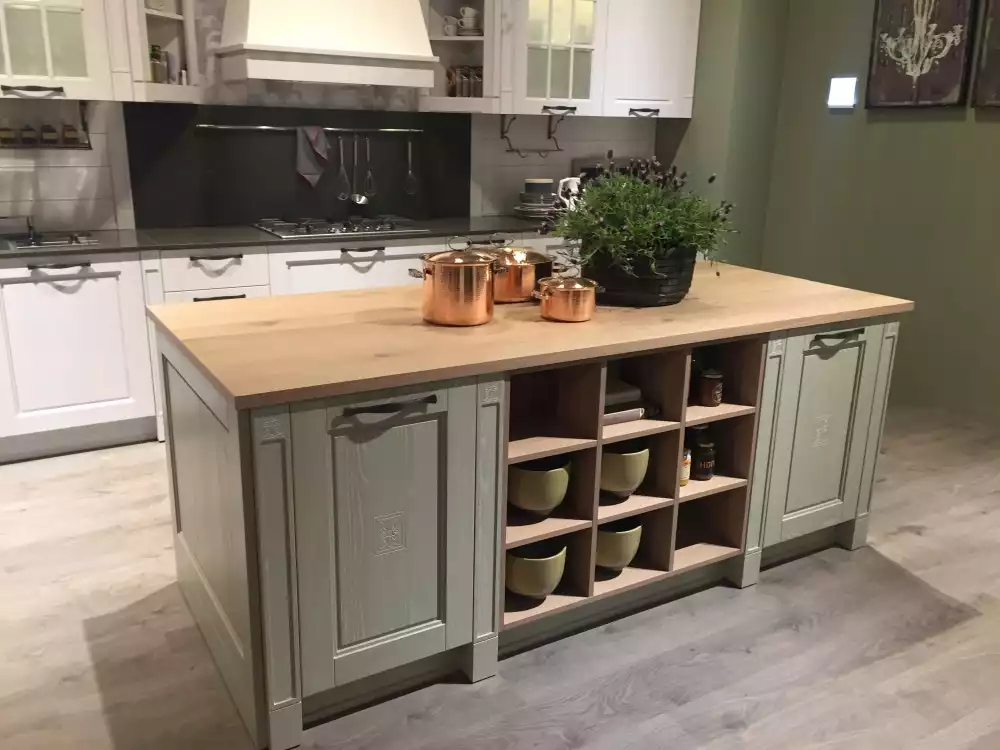 Kitchen island with storage