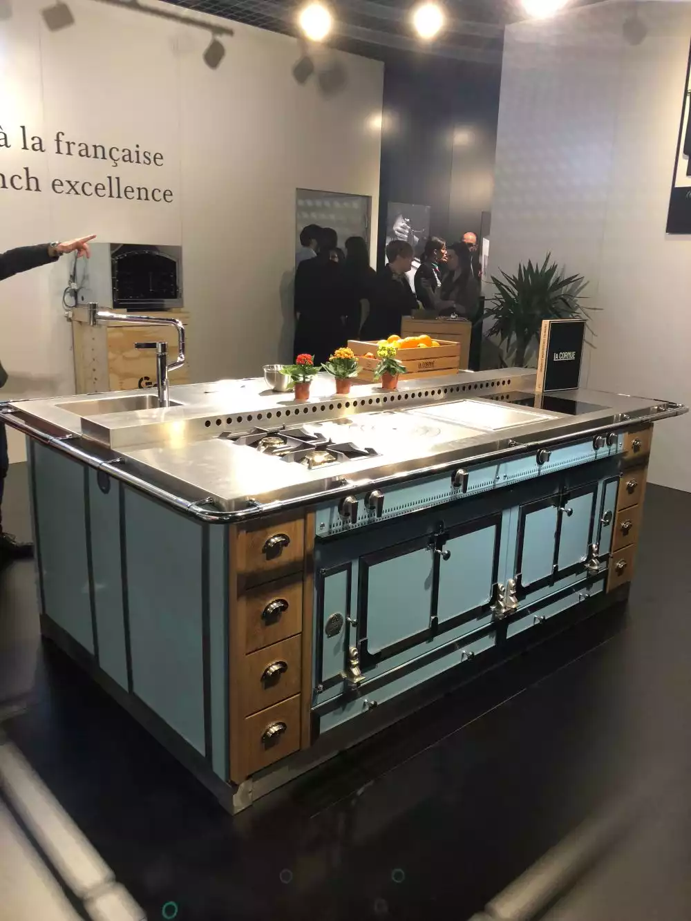 La cornue Kitchen island with stove