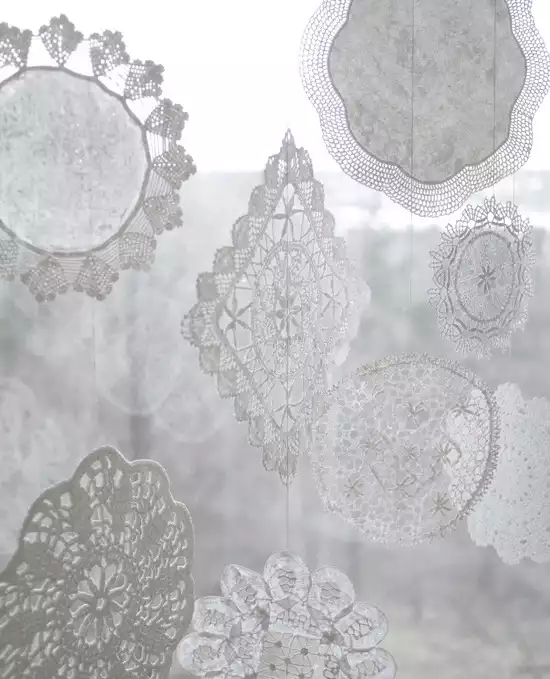 Lace Window snow