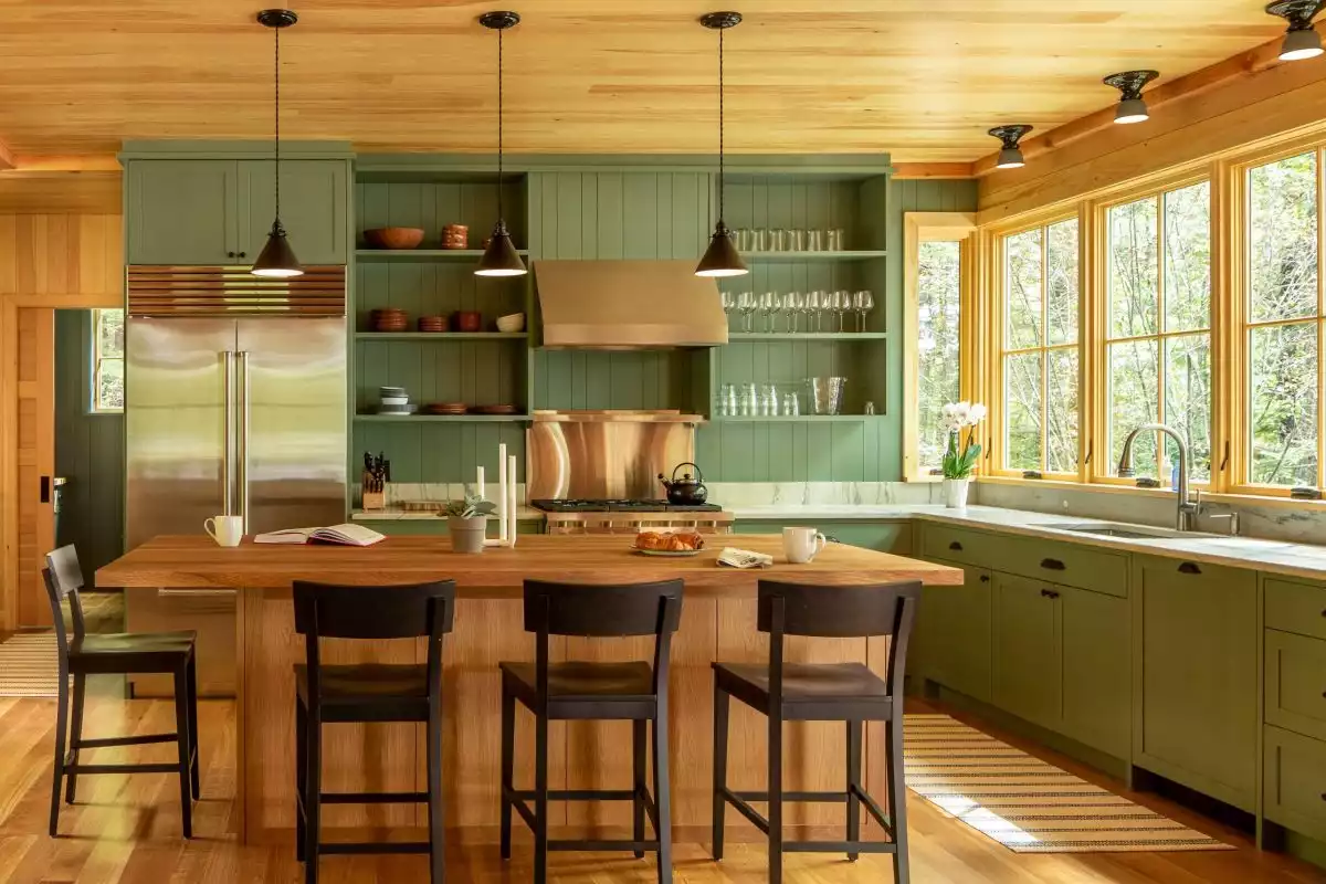 Lake Cabin Kitchen