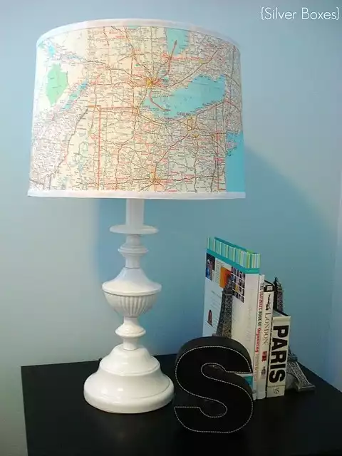 Lamp Map shade