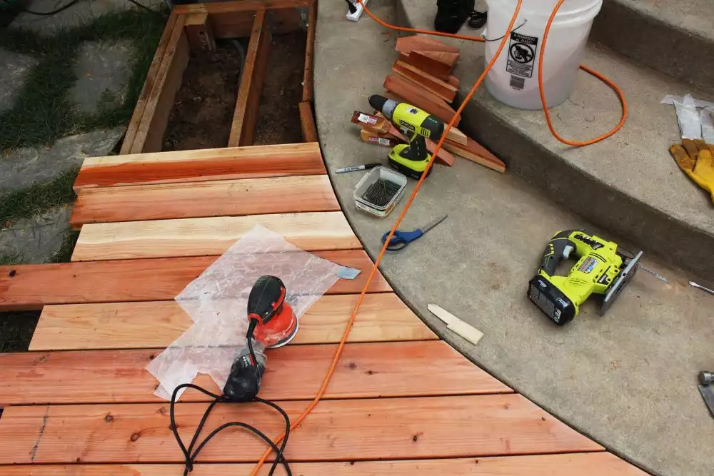 How to Install a Curved Deck Floor 38