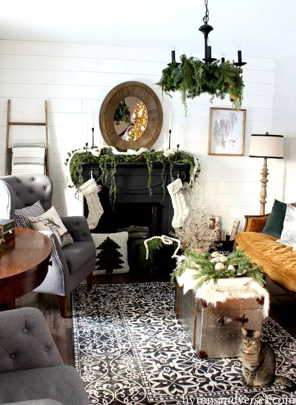 Living room Christmas Tour decor
