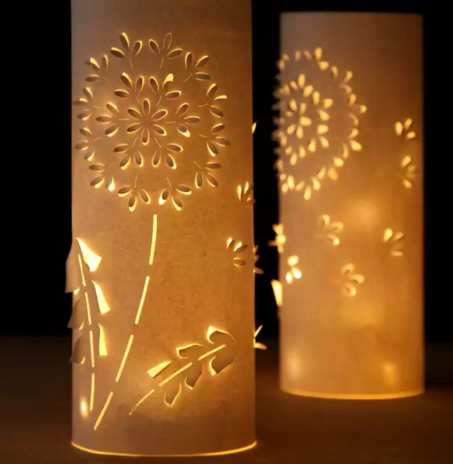 Make a paper lantern