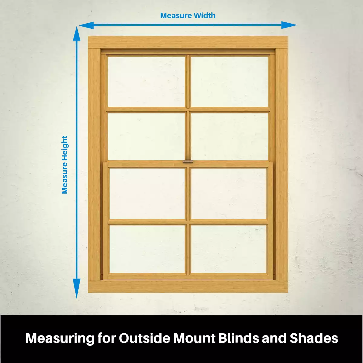 Measuring for Outside Mount Blinds and Shades