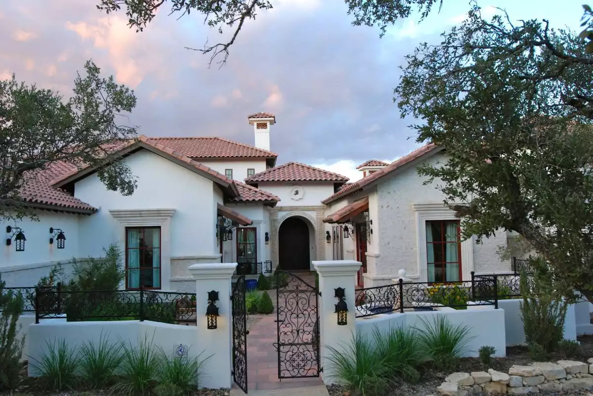 Mediterranean Style Courtyard Gate